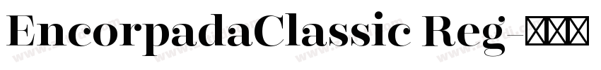 EncorpadaClassic Reg字体转换